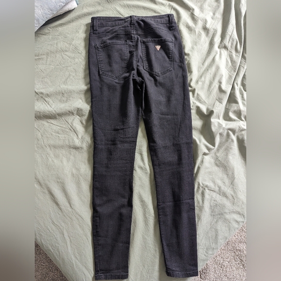 Guess black high rise skinny jeans - Picture 4 of 5